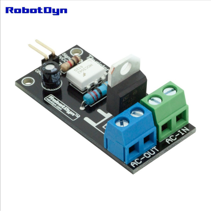 Модуль реле змінного струму тиристорний одноканальний 110 / 220В, 5А RobotDyn