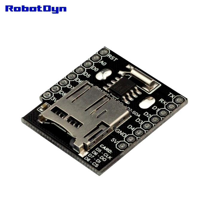 Модуль з RTC і MicroSD дата логгер для Wemos