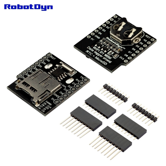 Модуль з RTC і MicroSD дата логгер для Wemos