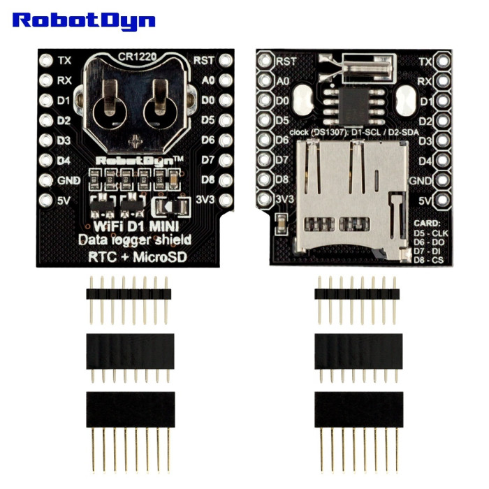 Модуль з RTC і MicroSD дата логгер для Wemos