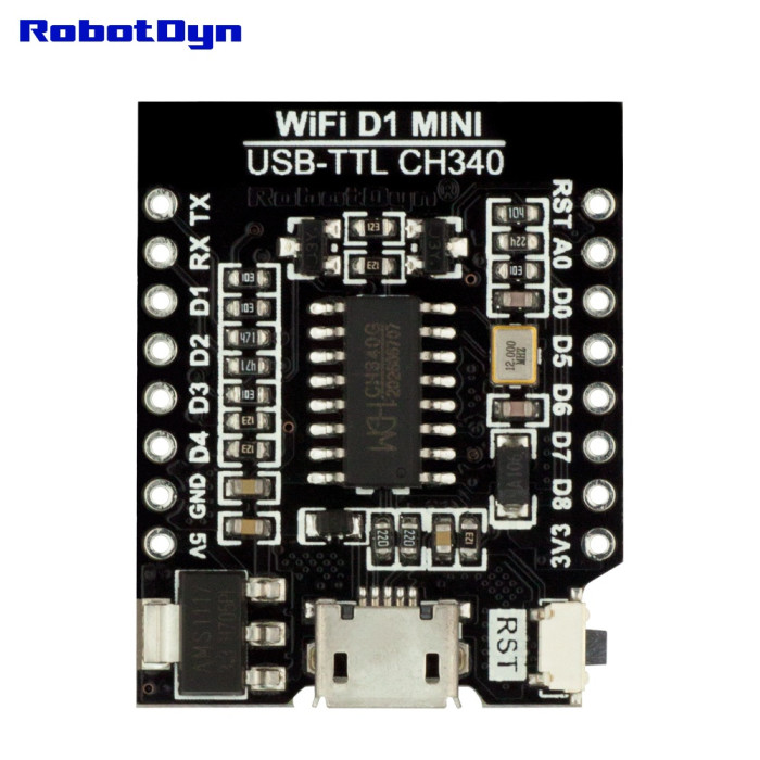 Конвертер USB-TTL CH340G для Wemos