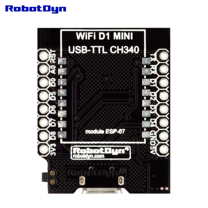 Конвертер USB-TTL CH340G для Wemos