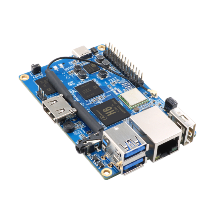 Одноплатний комп'ютер Orange Pi 3 LTS 2Gb/8GB EMMC Flash