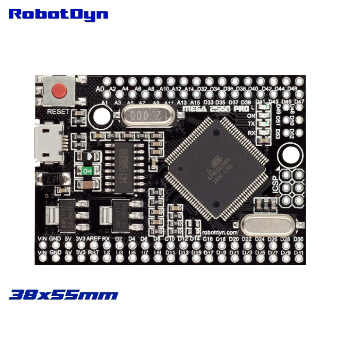 Контролер Mega 2560 PRO ATmega2560-16AU CH340 RobotDyn