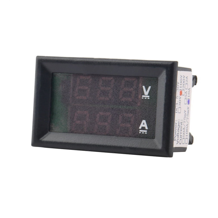 Вольтметр амперметр цифровий 100V 10A