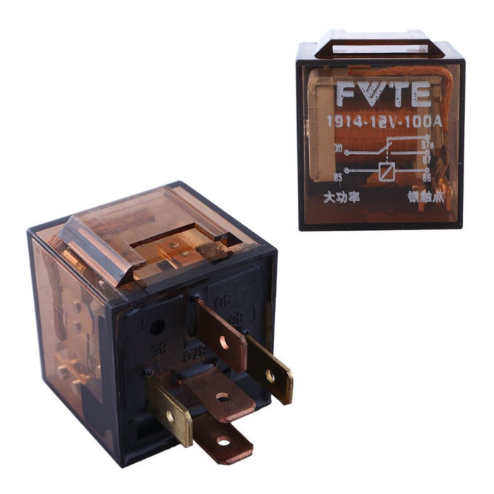 Реле автомобільне водонепроникне 12V до 100A Diymore