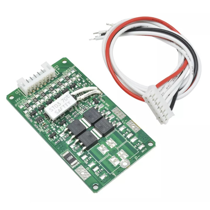 Плата BMS 6S 18650 із захистом та балансуванням для зарядки Li-Ion акумуляторів Diymore