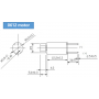 Мікромотор DC PRO-0612 3В 6мм 18000 - 23000 об/хв