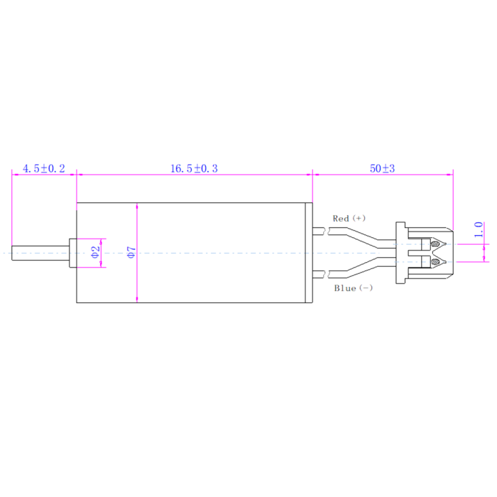 Мікромотор DC PRO-0716 3В 7мм