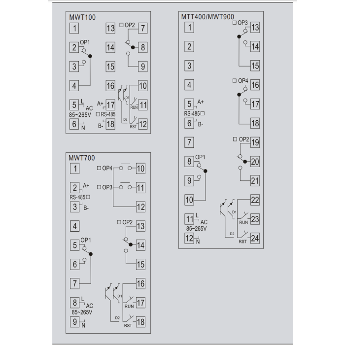 Контролер часу MVT100|700|900 із підключенням SSR або ем реле pidMaxwell