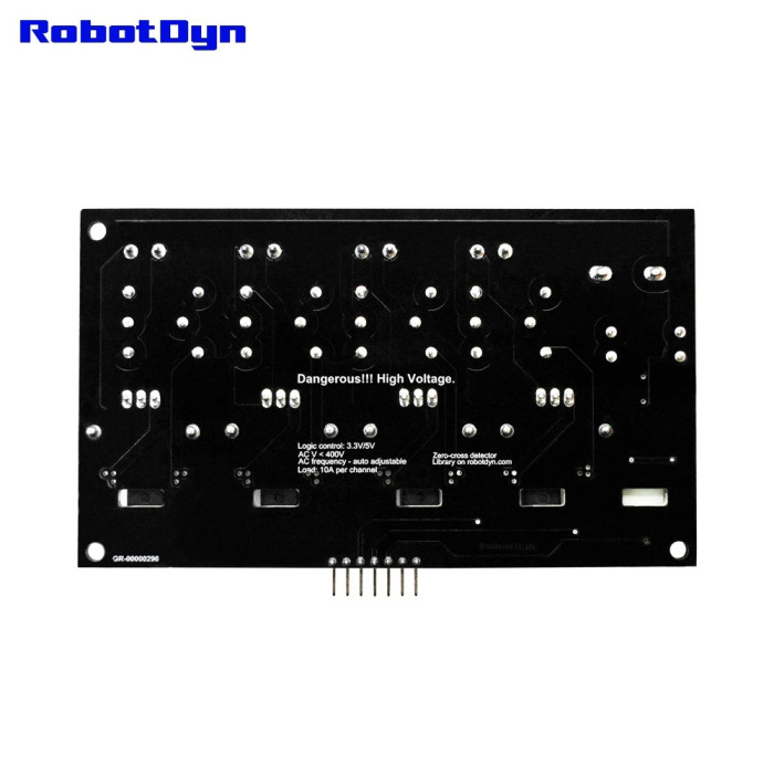 Діммер змінного струму чотирьохканальний 110 / 220V 10A RobotDyn