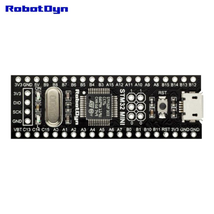 Контролер для розробки STM32F303CCT6 ARM Cortex®-M4 RobotDyn 