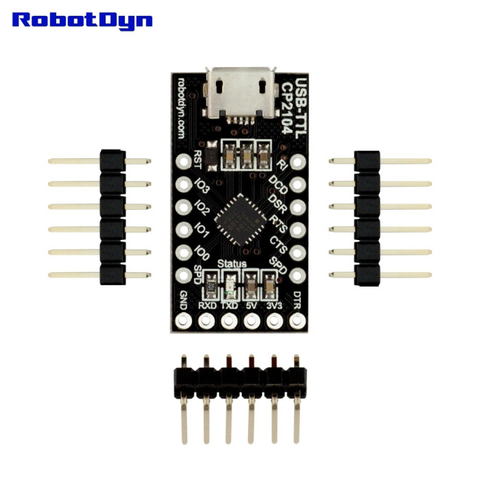 Конвертер MicroUSB UART CP2104